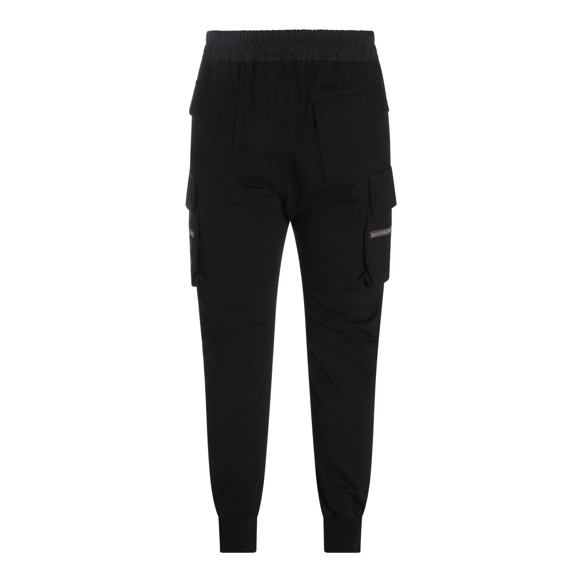 BLACK COTTON MASTODON CARGO PANTS