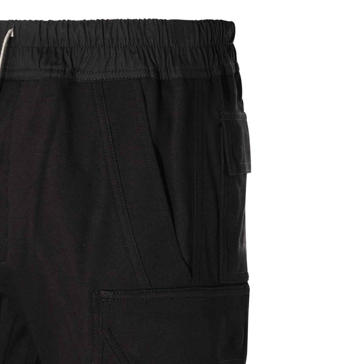 BLACK COTTON MASTODON CARGO PANTS