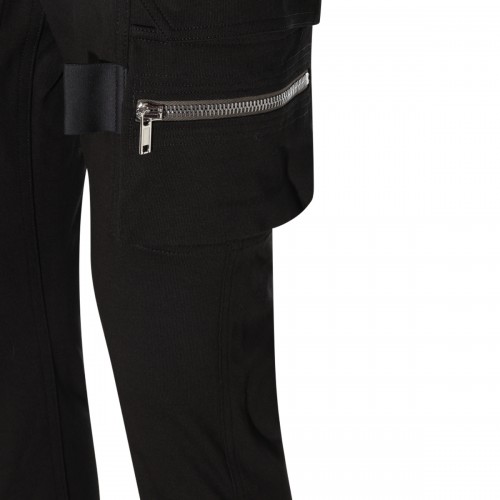 BLACK COTTON MASTODON CARGO PANTS