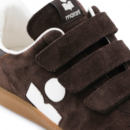 BROWN LEATHER SNEAKERS