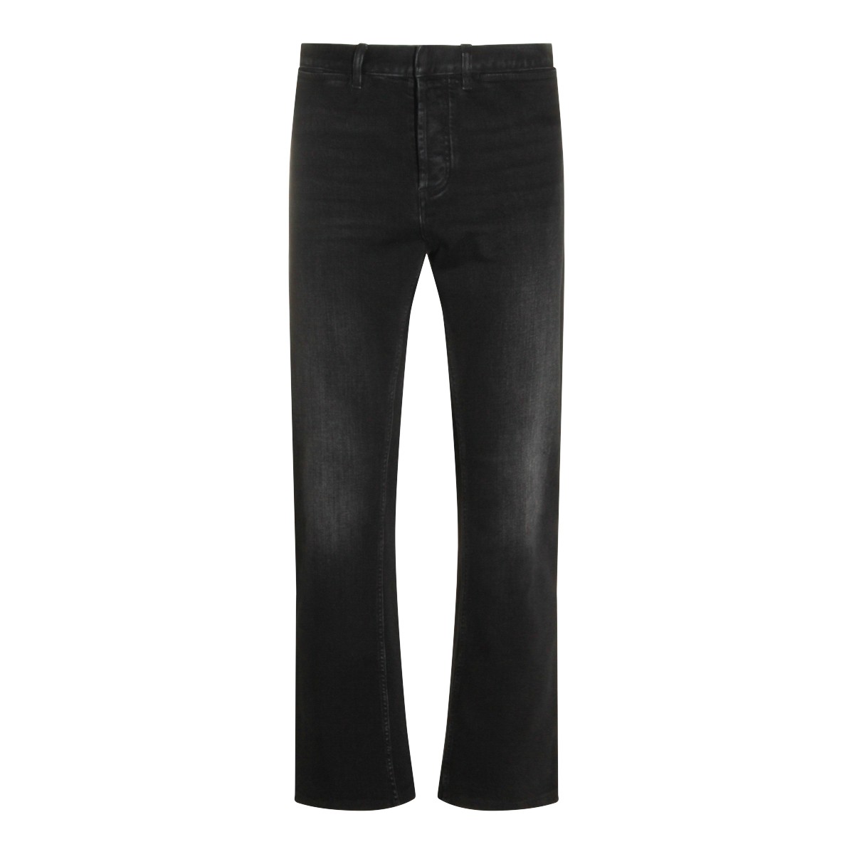 BLACK COTTON JEANS
