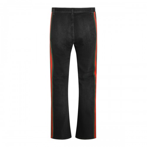 BLACK COTTON JEANS