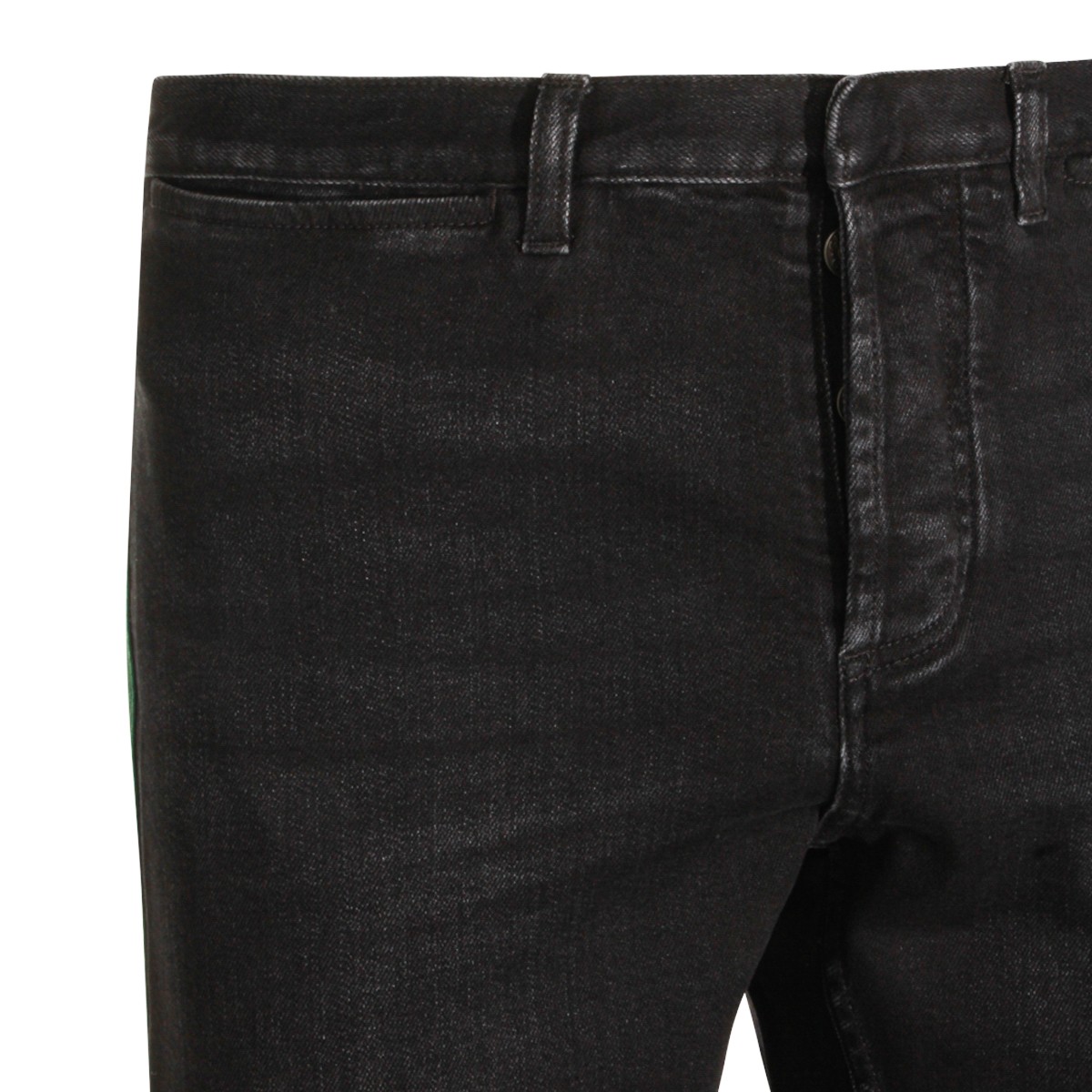 BLACK COTTON JEANS
