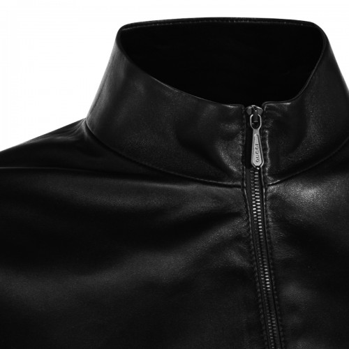 BLACK LEATHER JACKET