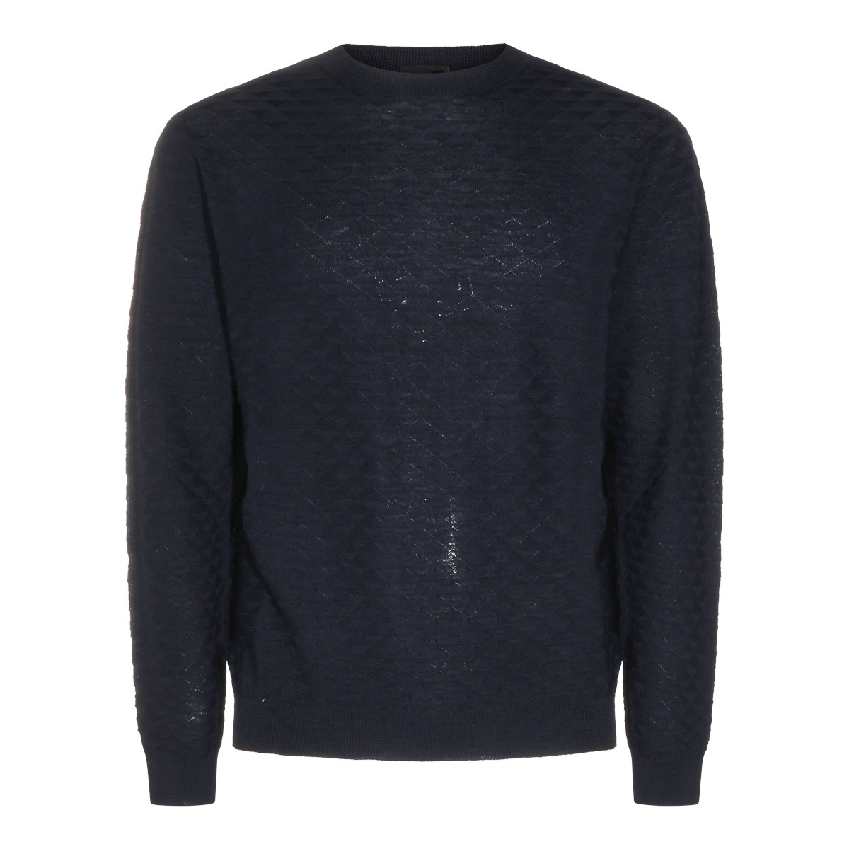 NAVY WOOL KNITWEAR