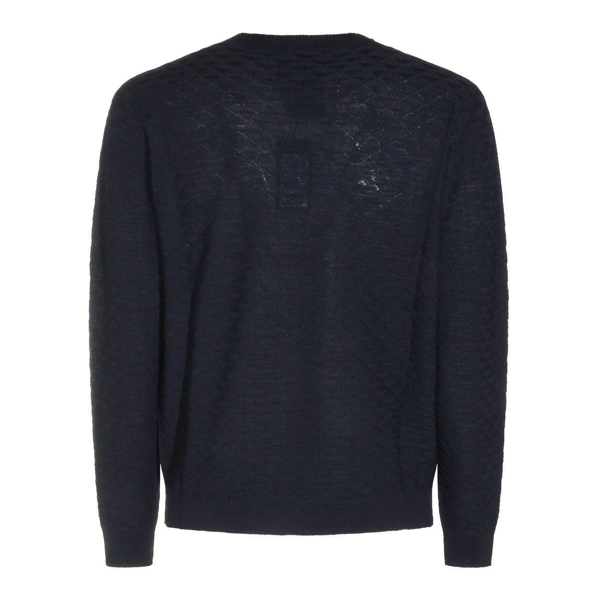 NAVY WOOL KNITWEAR