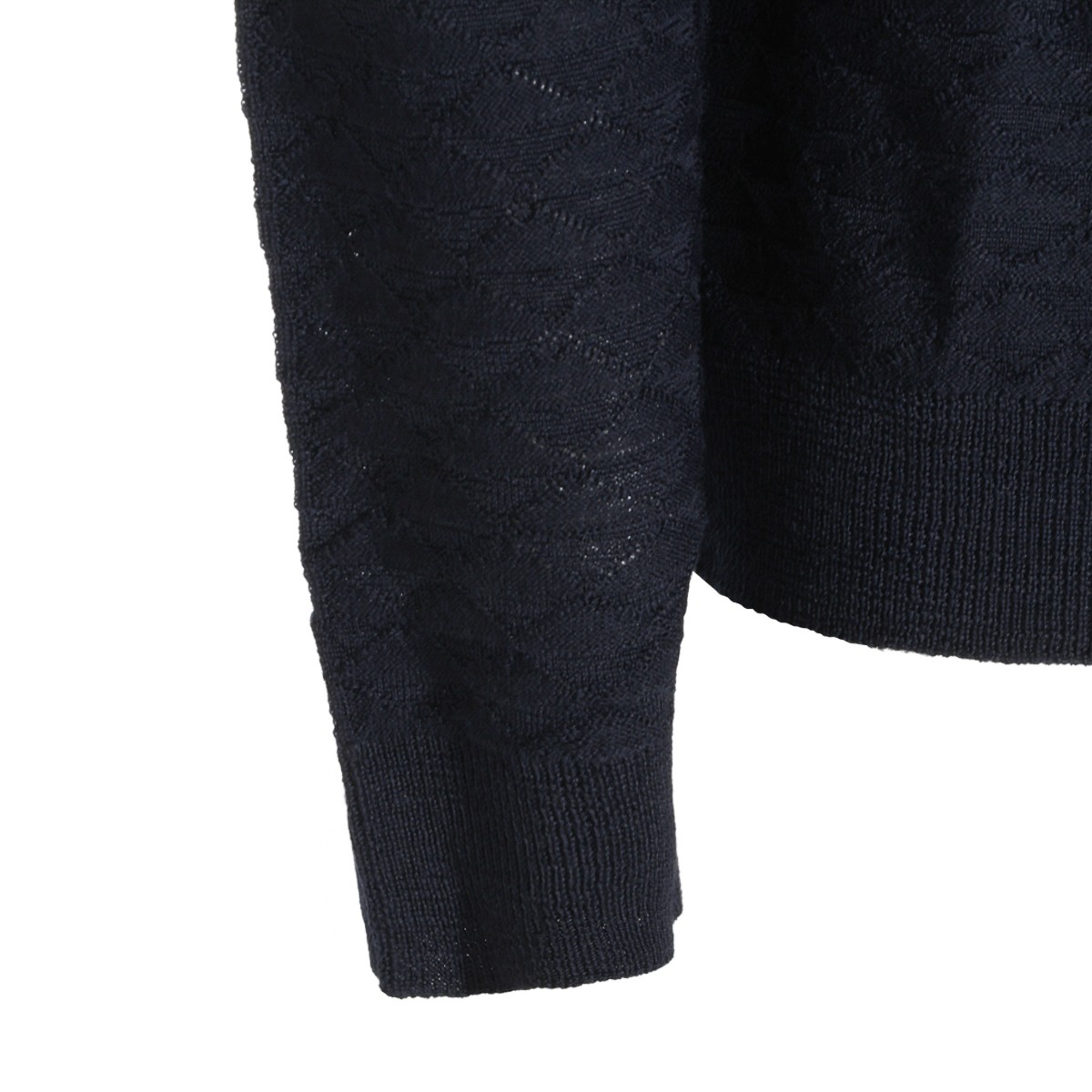 NAVY WOOL KNITWEAR