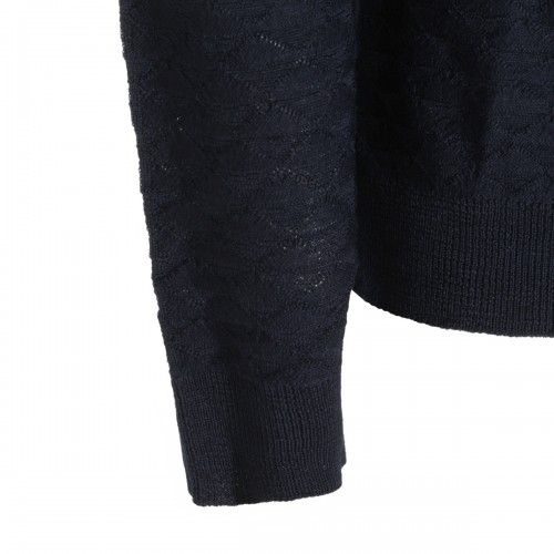 NAVY WOOL KNITWEAR