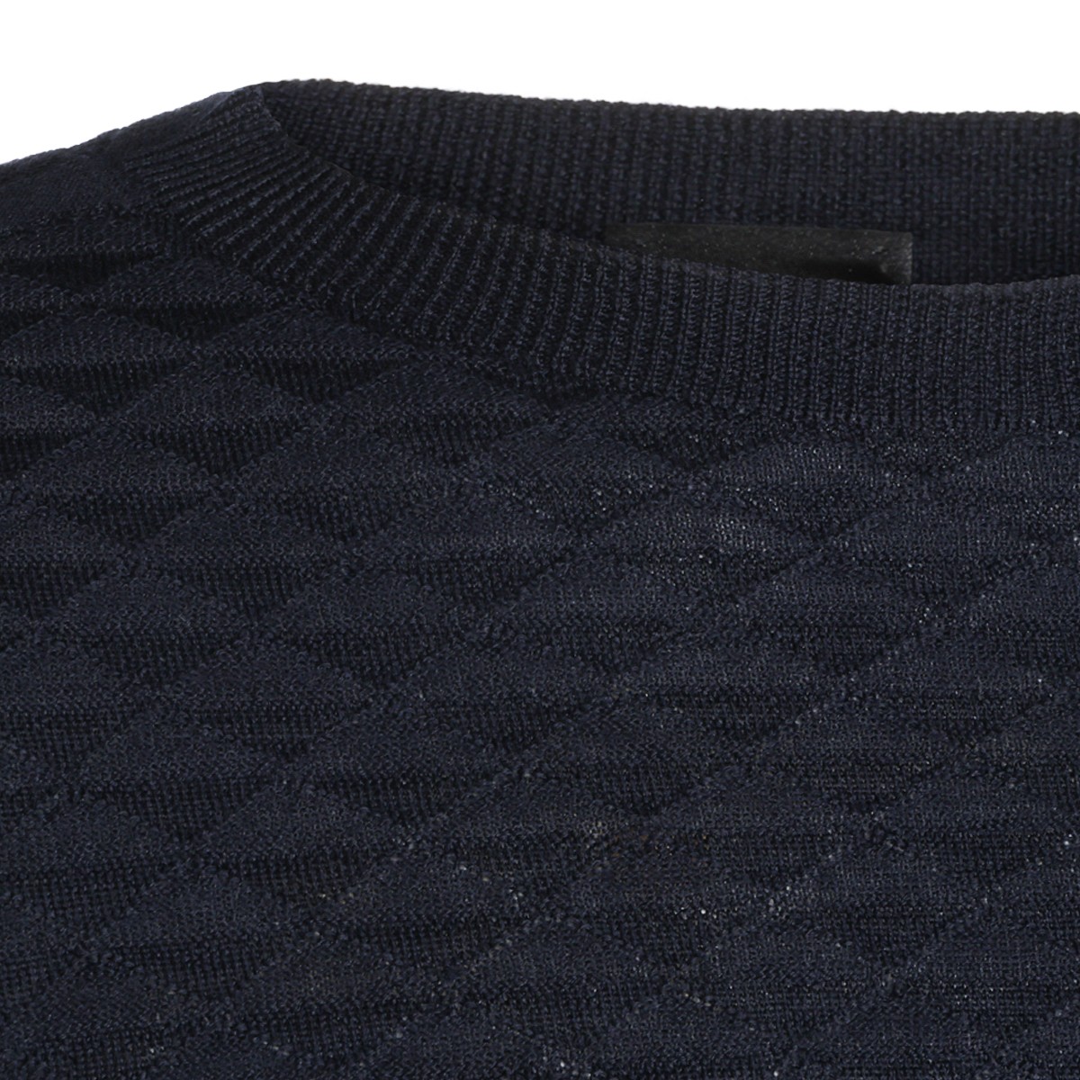 NAVY WOOL KNITWEAR