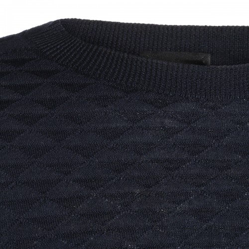 NAVY WOOL KNITWEAR