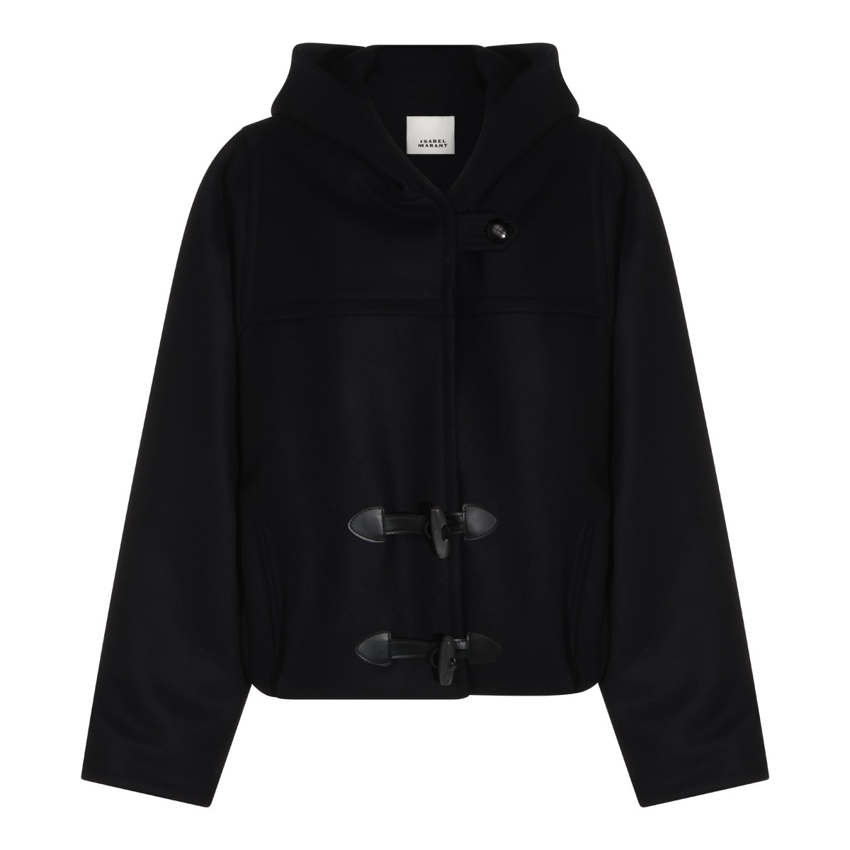 DARK NAVY WOOL CASUAL JACKET