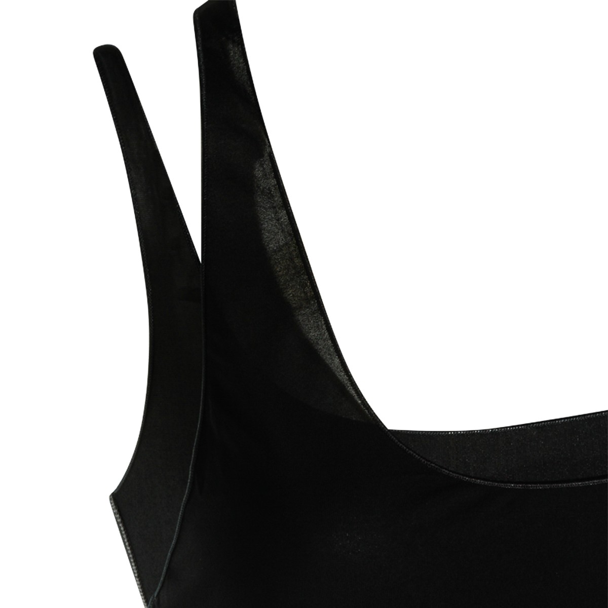 BLACK STRETCH TOP