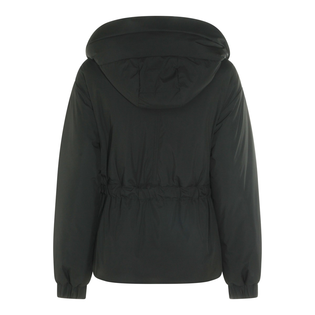 BLACK PADDED GLAREA DOWN JACKET
