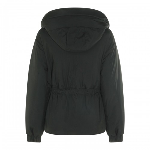 BLACK PADDED GLAREA DOWN JACKET