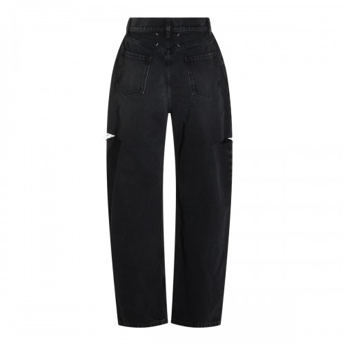 BLACK COTTON JEANS