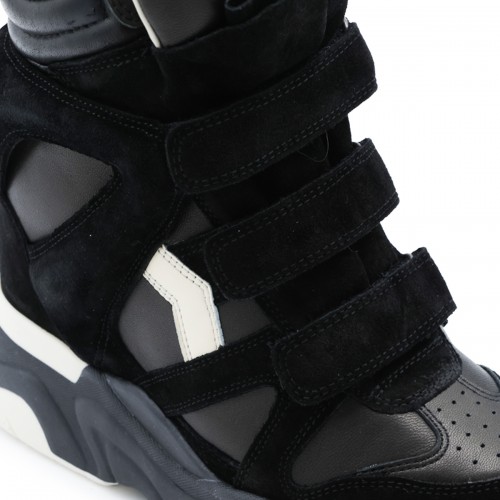 BLACK LEATHER BALSKEE SNEAKERS