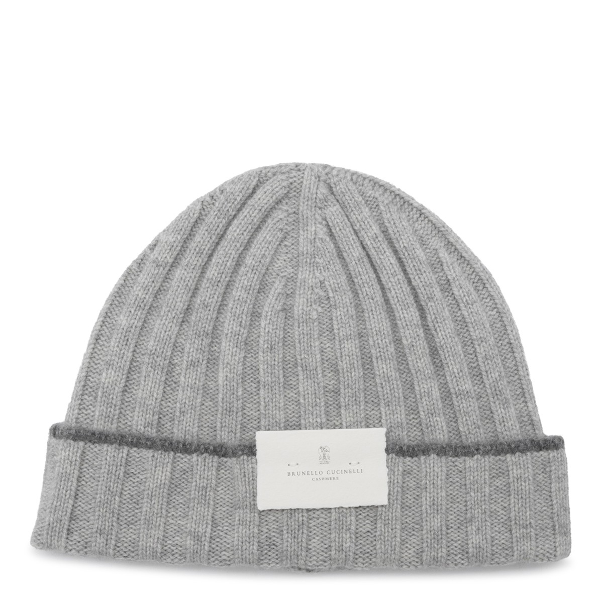 GREY CASHMERE BEANIE