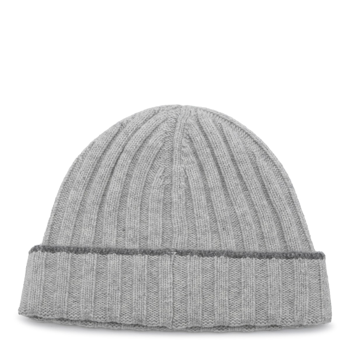 GREY CASHMERE BEANIE
