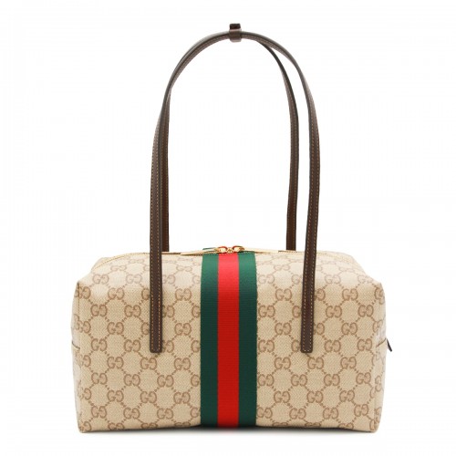 BEIGE EBONY ESSENCE MELROSE MEDIUM SHOULDER BAG