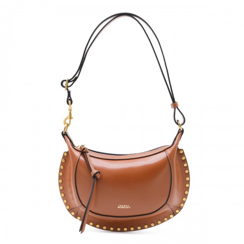 COGNAC LEATHER OSKAN MOON...