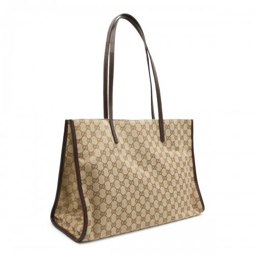 BEIGE EBONY LONDON TOTE 2