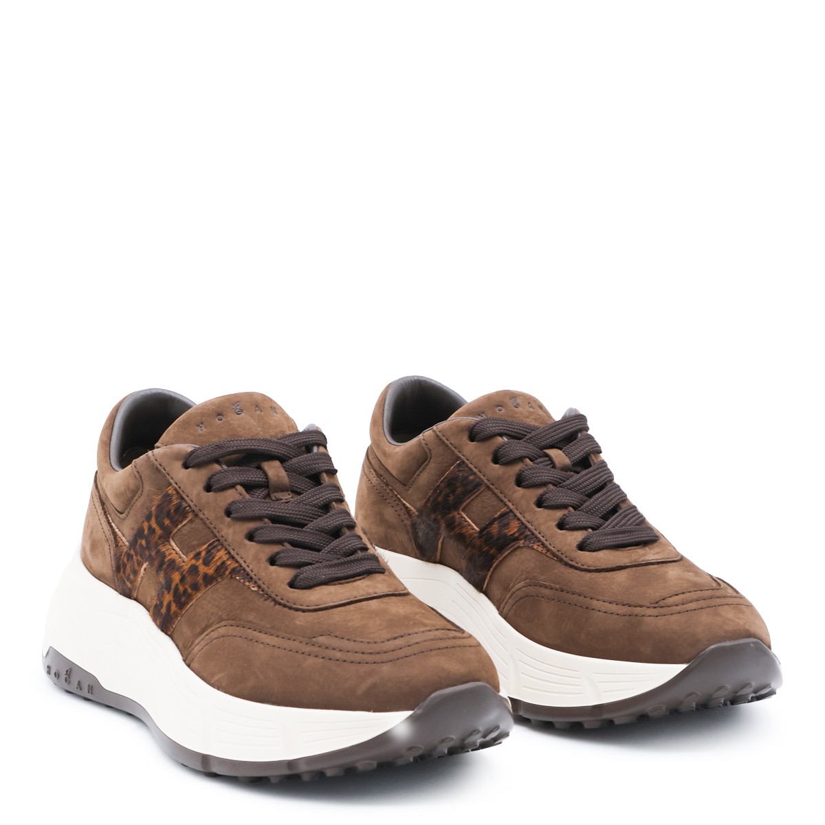BROWN SUEDE HI-FI SNEAKERS