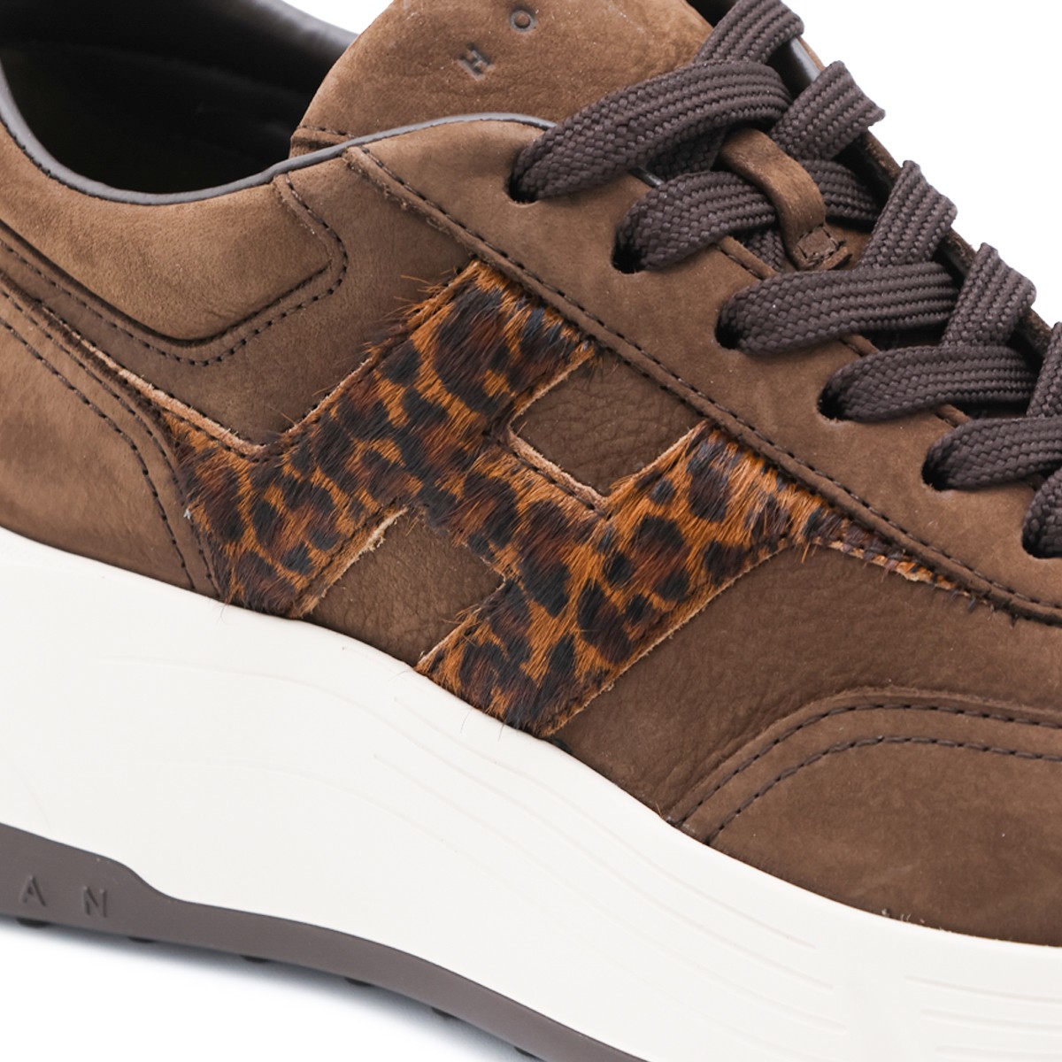 BROWN SUEDE HI-FI SNEAKERS