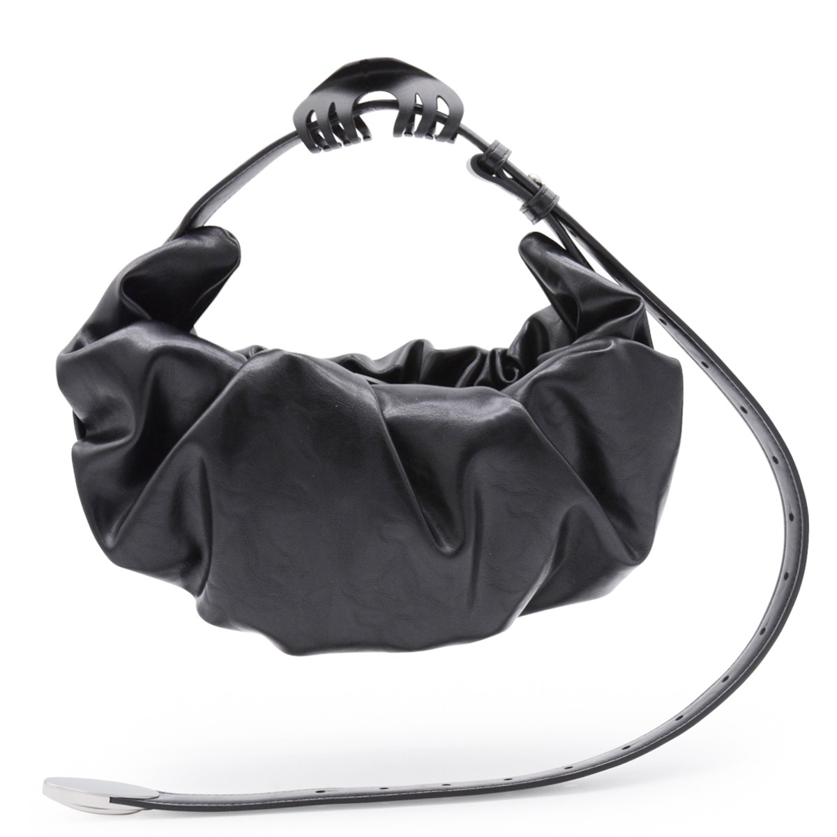 BLACK GRAB-D HOBO S SHOULDER BAG