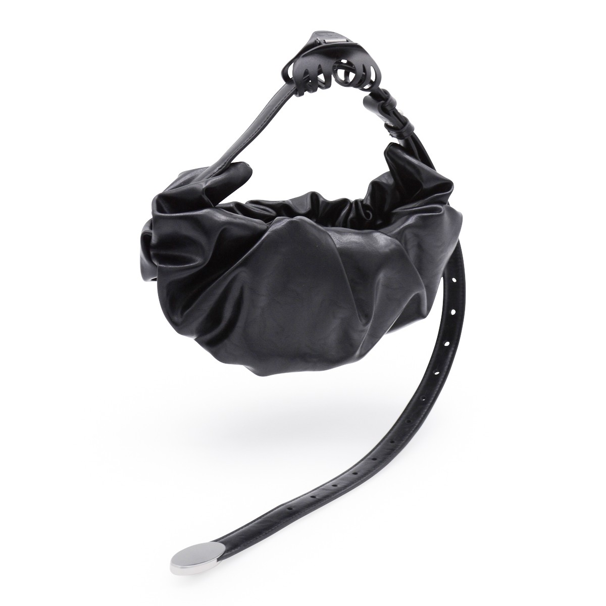 BLACK GRAB-D HOBO S SHOULDER BAG