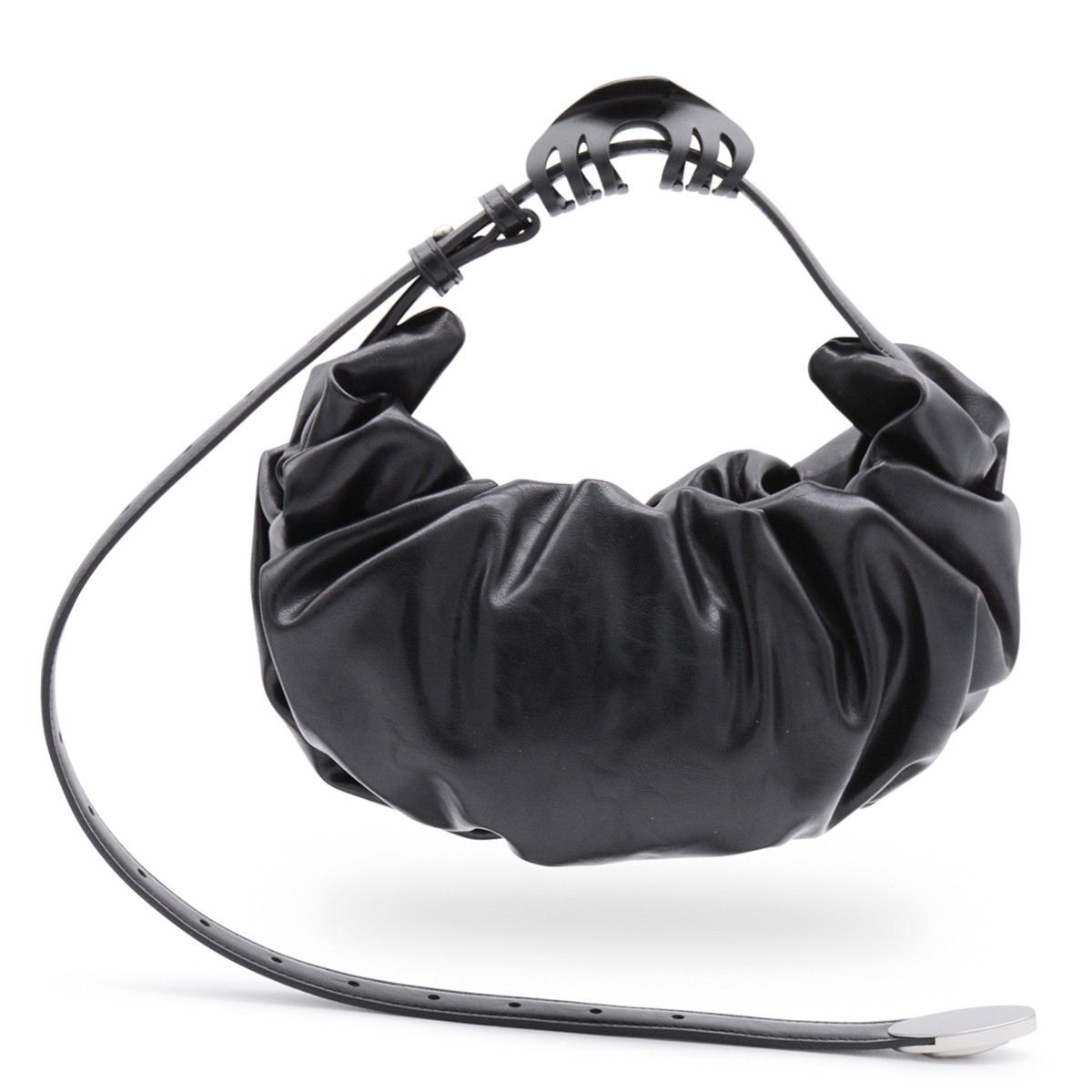 BLACK GRAB-D HOBO S SHOULDER BAG