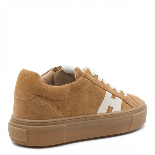 BEIGE SUEDE CROSSWIND SNEAKERS