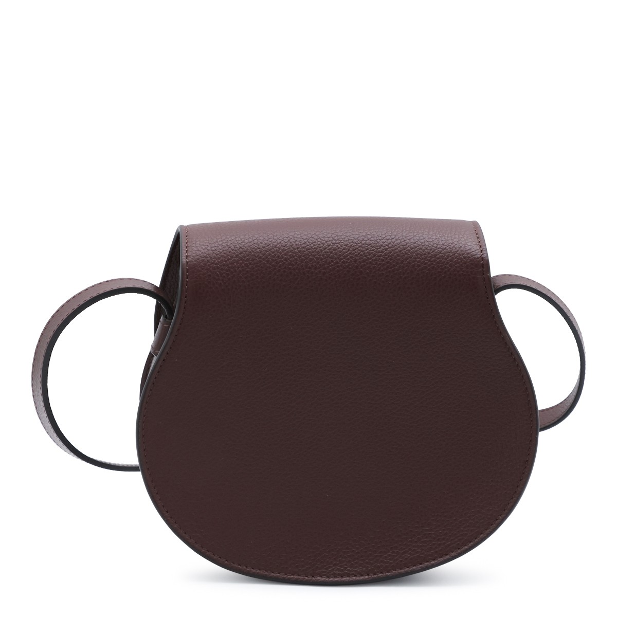 BROWN LEATHER MARCIE CROSSBODY BAG