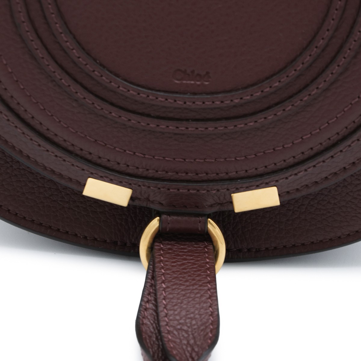 BROWN LEATHER MARCIE CROSSBODY BAG