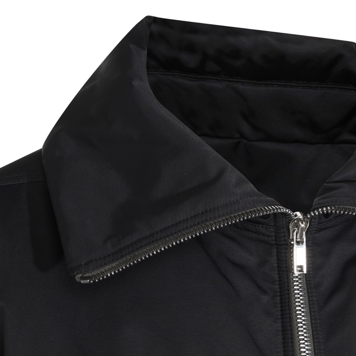 BLACK COTTON DRACUFLIGHT CASUAL JACKET