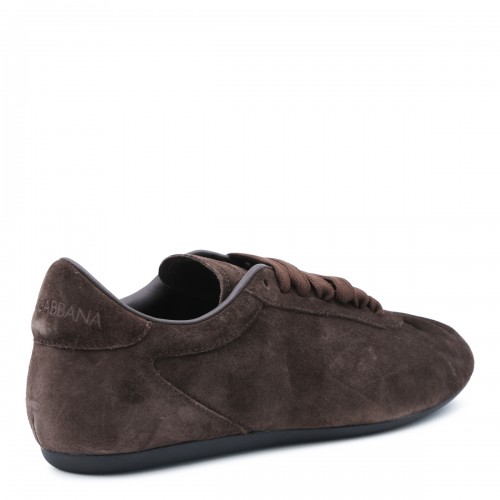 BROWN LEATHER SNEAKERS