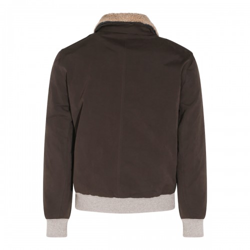 BROWN COTTON DOWN JACKET 2