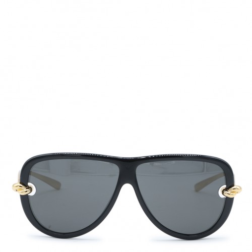 BLACK AND GOLD SUNGLASS