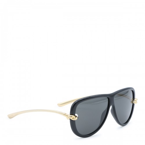 BLACK AND GOLD SUNGLASS