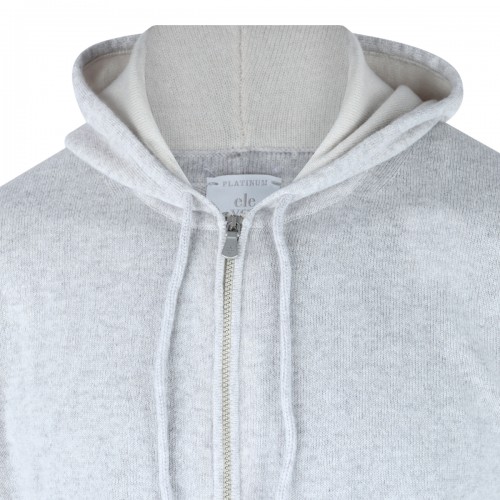 WHITE CASHMERE KNITWEAR