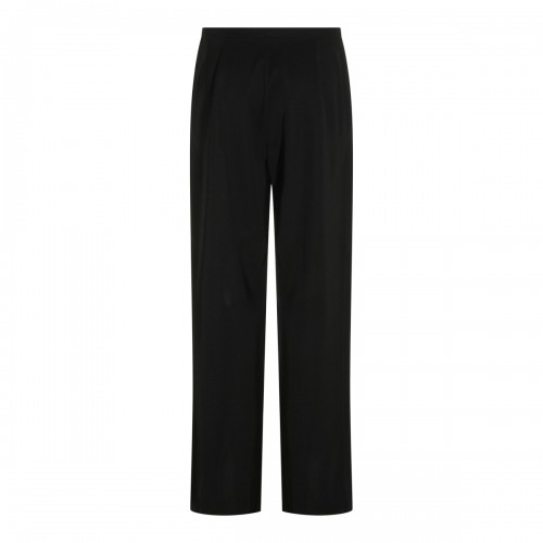 BLACK WOOL PANTS 2