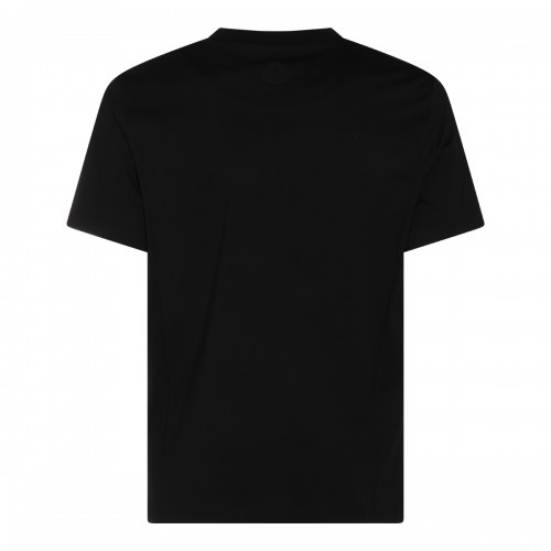 BLACK 3D LOGO COTTON T-SHIRT
