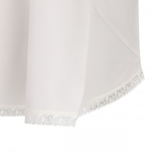 WHITE SILK TOP