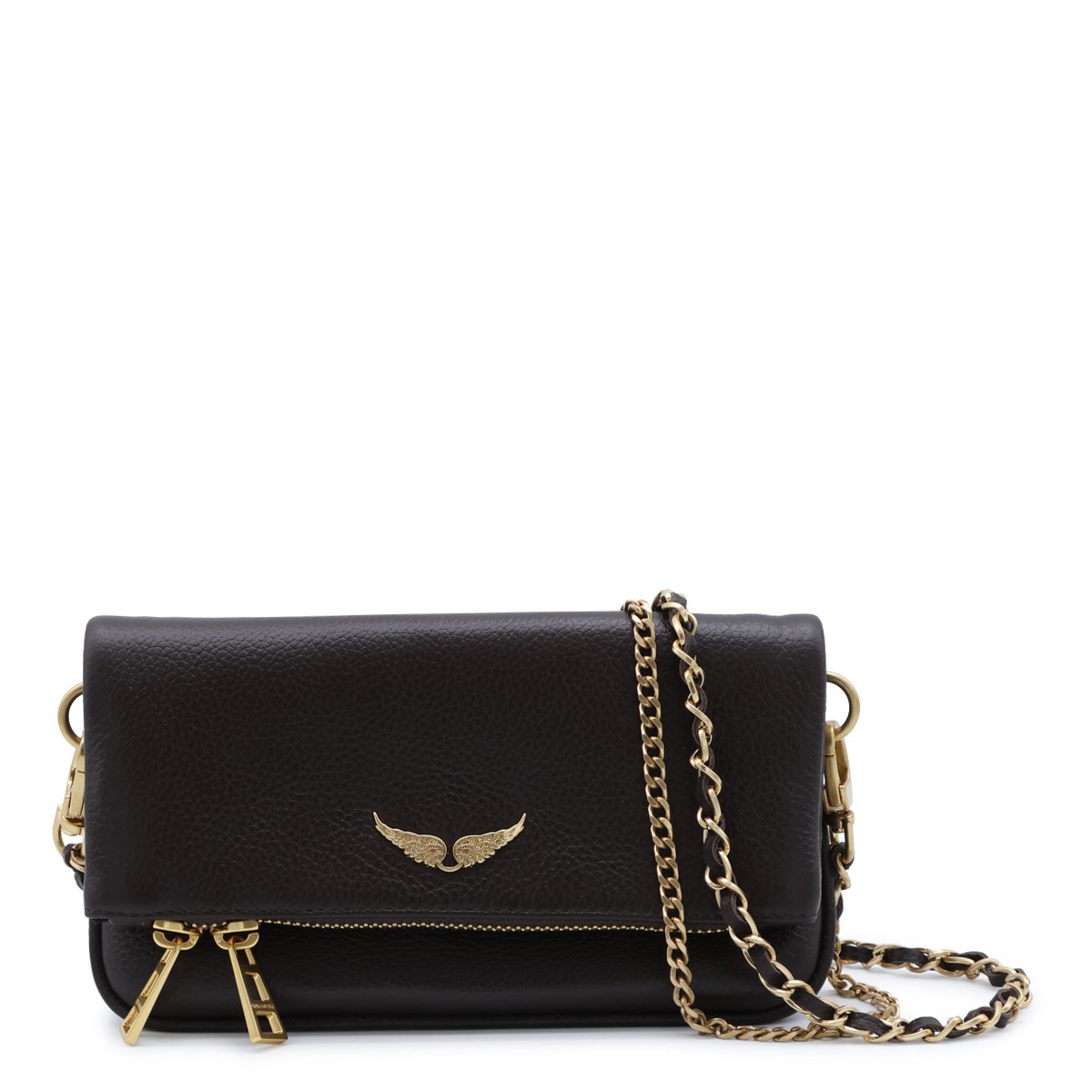 BROWNIE LEATHER ROCK NANO SHOULDER BAG