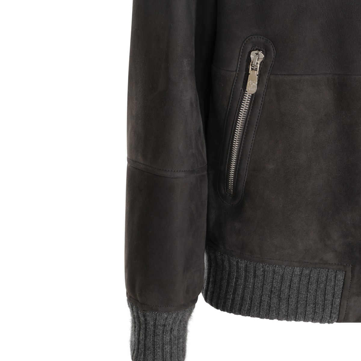 MUD SUEDE LEATHER JACKET