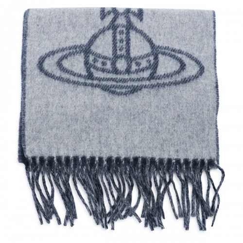 MINERAL GREY WOOL SCARF