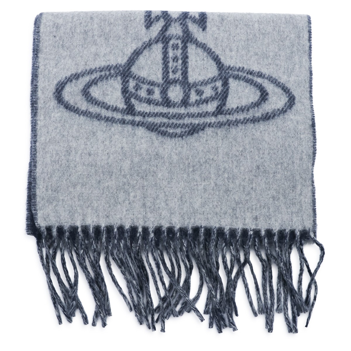 MINERAL GREY WOOL SCARF