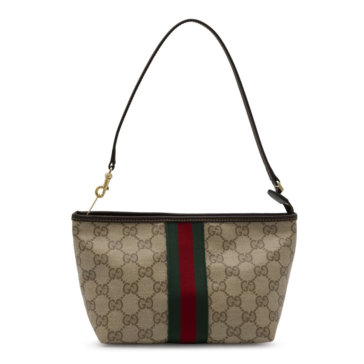 BEIGE EBONY WEB RIBBON MINI BAG