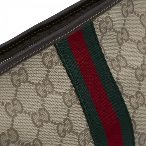 BEIGE EBONY WEB RIBBON MINI BAG