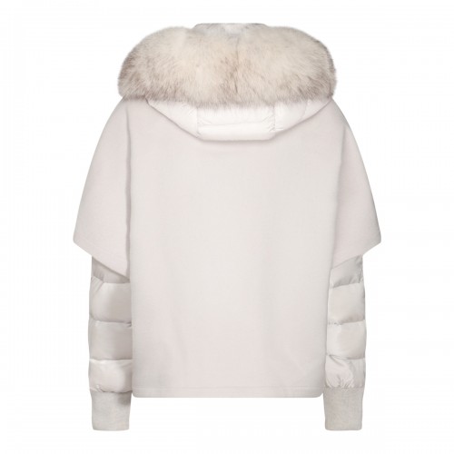 WHITE WOOL DOWN JACKET 2