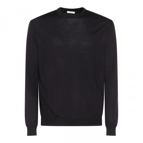 BLUE WOOL KNITWEAR